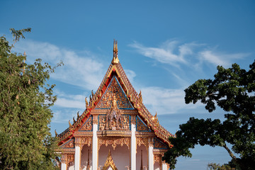 Naklejka premium The Wat Chalong Buddhist temple in Chalong, Phuket, Thailand