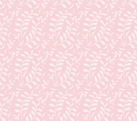 Fototapeta na wymiar Floral seamless pattern. Flowery tile for fabric and paper. Fashionable design for textiles, papers and wallpapers. Pink background