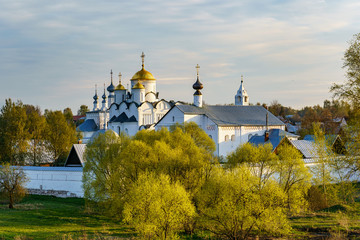 Holy Convent of the Intercession (Pokrovsky Monastery) in Suzdal, a well preserved old Russian town-museum. A member of the Golden ring of Russia