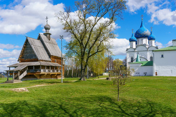 Wooden Church of St Nicholas the Wonder-worker in Suzdal, a well preserved old Russian town-museum. A member of the Golden ring of Russia