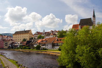 Historic centre of Cesky Krumlov, Czech republic