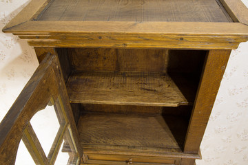 Antique display case from the middle of the 18th century, built in Germany