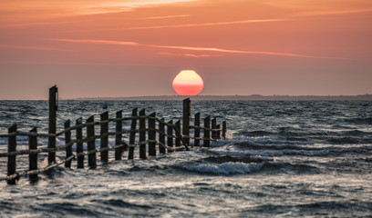 sonnenaufgang am meer