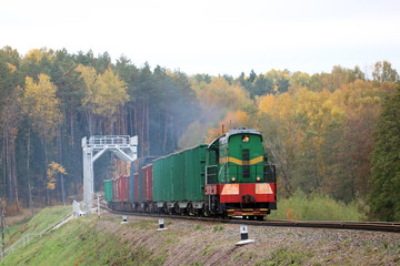 train and railway bridge