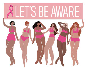 Breast cancer awareness banner - 296416887