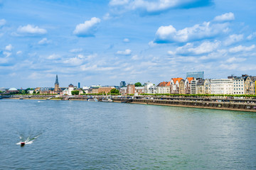 Aerial View of Duesseldorf in Germany - Europe