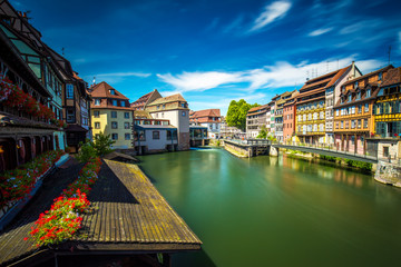 Medieval bridge Ponts Couverts, Barrage Vauban, Strasbourg, Alsase, France, Europe
