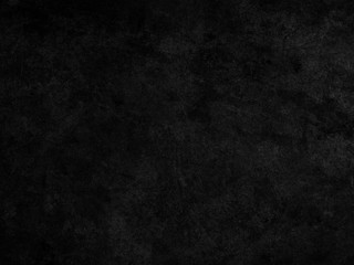 Black background texture. Dark gray concrete wall texture with stains as background.