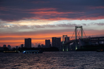 Tokyo Japan Rainbow Bridge Partyboot