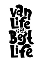 Van life lettering