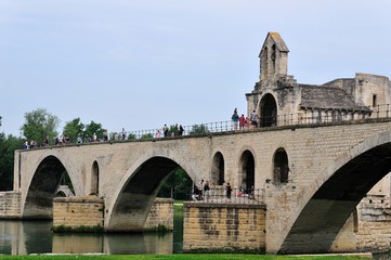 Fototapeta na wymiar Pont d'Avignon, France