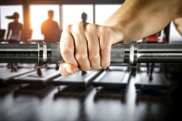 Gym interior and free space for your decoration 