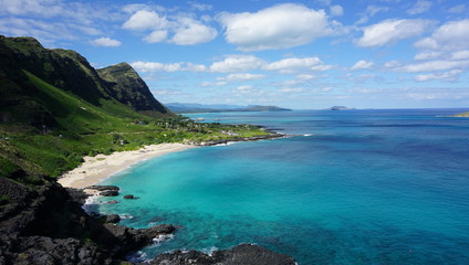 Obraz premium Hawaii Inseln: Oahu, Kauai, Maui und Big Island.. traumhaft schön!