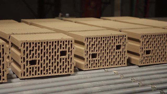 Factory transporting complex is relocating bricks