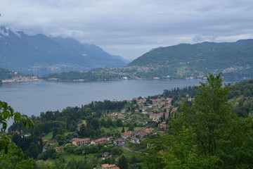 lake como panoramic view
