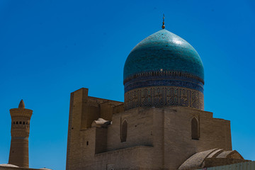 dome of the poi kalyan mosque, bukhara, uzbekistan