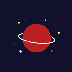 vector, cute modern icon for user interface