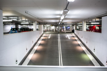Obraz premium Underground parking/garage