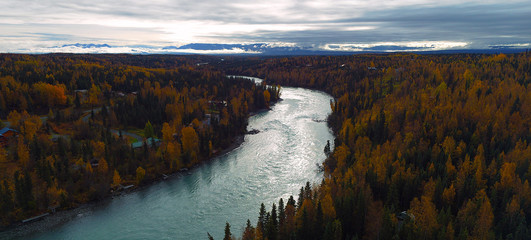 kenai river in fall