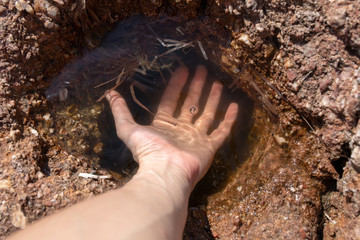 Wunderschöne Elegante Frau in Italien