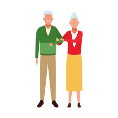 avatar old couple icon image
