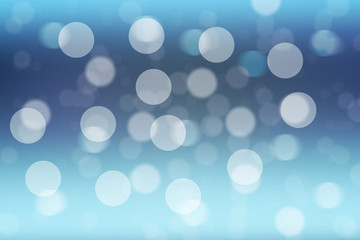 blurred light bokeh round pattern in charming blue water color background