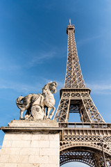 Fototapeta na wymiar tour eiffel tower in paris