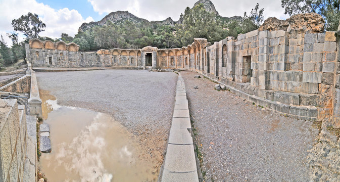 Zaghouan  - sacred fountain structure was built over the spring, Tunisia