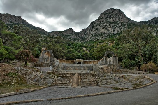 Zaghouan  - sacred fountain structure was built over the spring, Tunisia