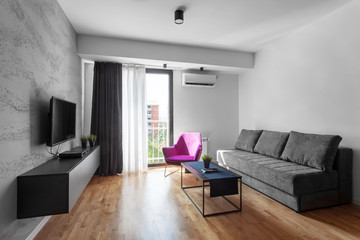 contemporary living room interior