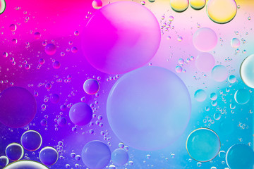 image of oil drop on water for modern and creation design background.