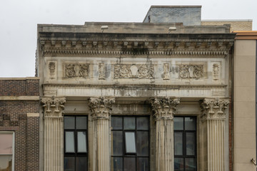 Detail of Architecture in Akron, Ohio