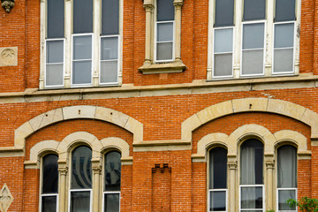Detail of Architecture in Akron, Ohio