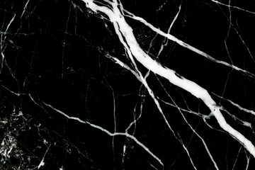 Black marble texture stone background.