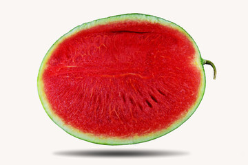 Watermelon on white background