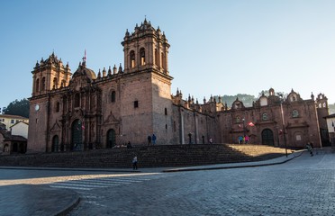 Fototapeta na wymiar Cuzco Cathedral in Cusco Peru