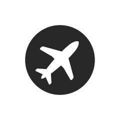 Airplane icon vector symbol illustration EPS 10