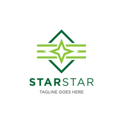 star logo and icon vector illustration design template