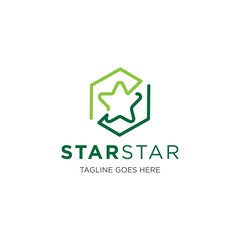 star logo and icon vector illustration design template