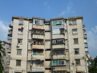 Obraz premium Old residential building