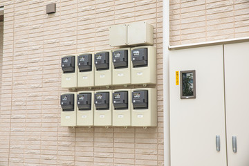 Naklejka premium ガスメーター / 家庭用 / 住宅