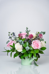 Arreglos florales y decoración para mesa y obsequios 