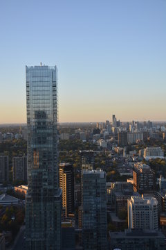 Skyline Middle town Toronto