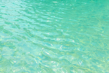 Swimming pool and sunlight reflection