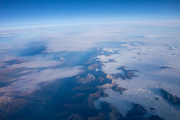 Wolken aus dem Flugzeug
