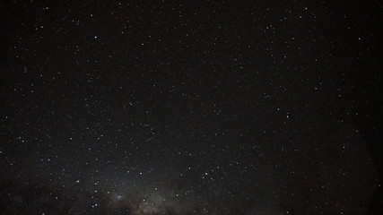 Obraz premium stars sky moon night space. no filtre