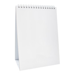 Blank calendar on isolate background for make date schedule appointment and organizing.