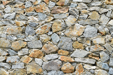 Stone background, texture of stone grey brick wall