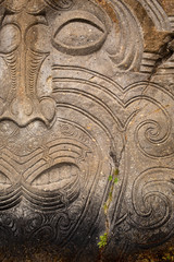 Mine Bay Maori Rock Carvings