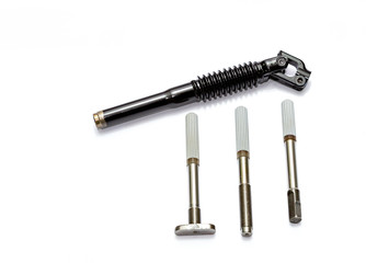 Steering  joint for car isolated on white background